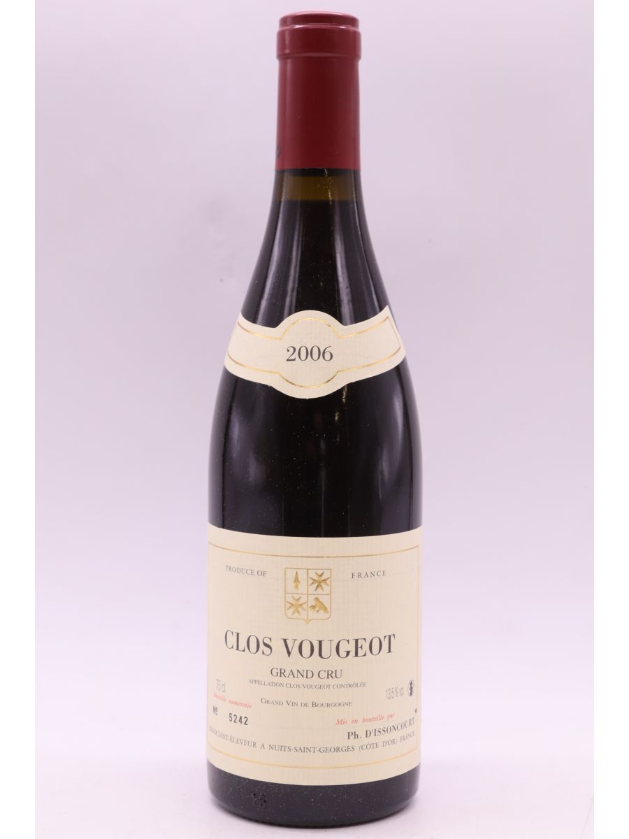 photo du vin d’Issoncourt Clos Vougeot 2006