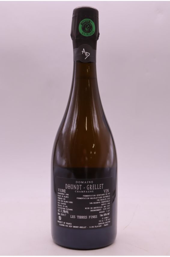 Dhondt Grellet 1er cru Blanc de Blancs Les Terres Fines Extra Brut