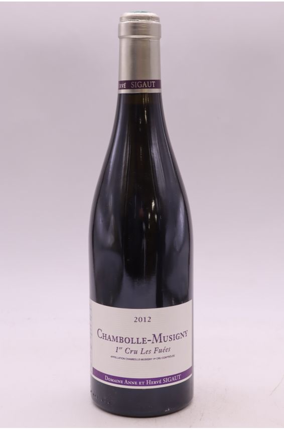 Anne et Hervé Sigaut Chambolle Musigny 1er cru Les Fuées 2012