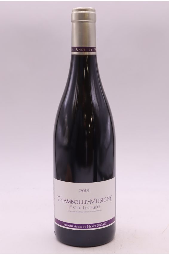 Anne et Hervé Sigaut Chambolle Musigny 1er cru Les Fuées 2018