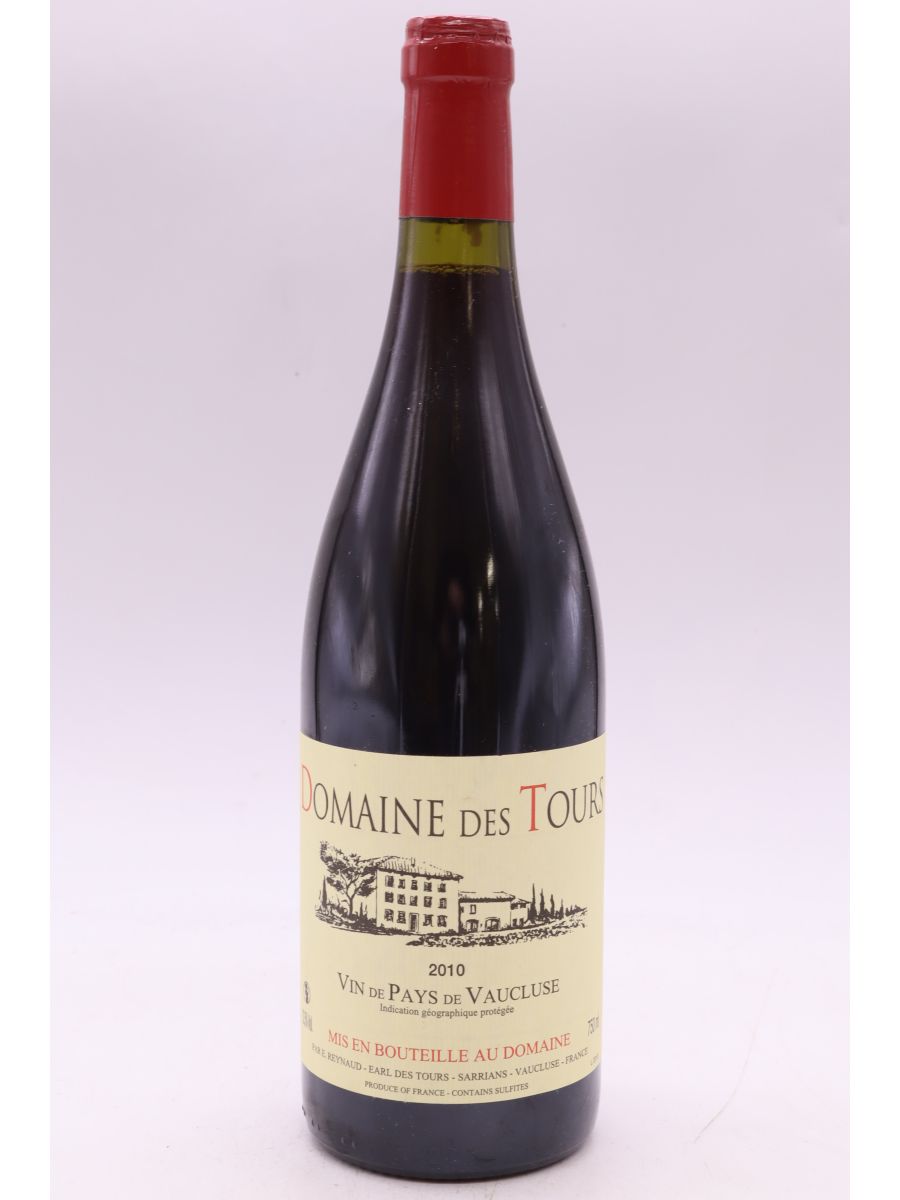 photo du vin Domaine des Tours 2010