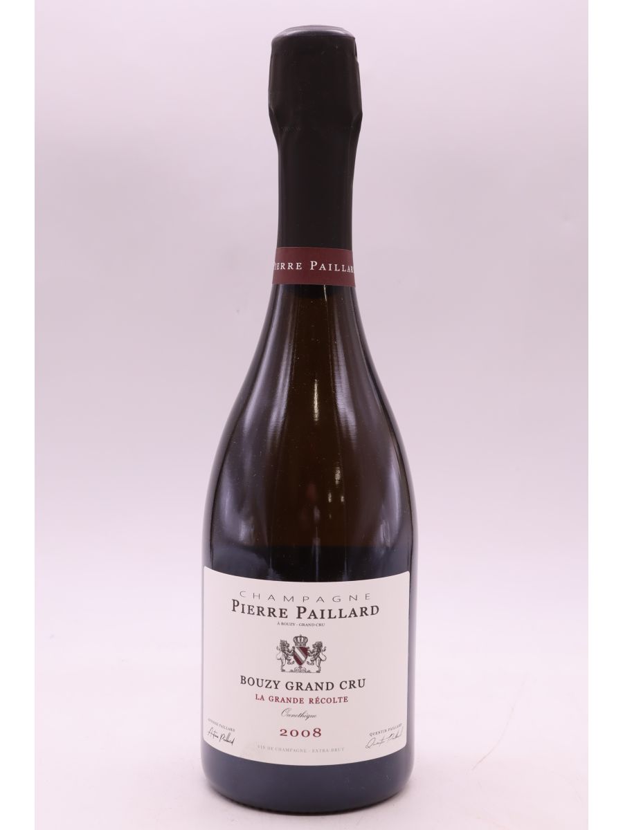 photo du vin Pierre Paillard Bouzy Grand Cru Extra Brut la Grande Récolte 2008