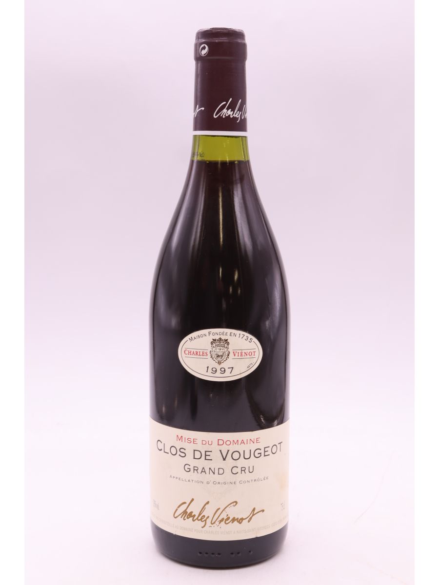 photo du vin Charles Vienot Clos Vougeot 1997