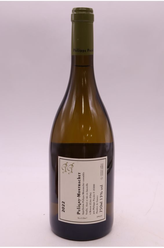 Philippe Pacalet Puligny Montrachet 2022