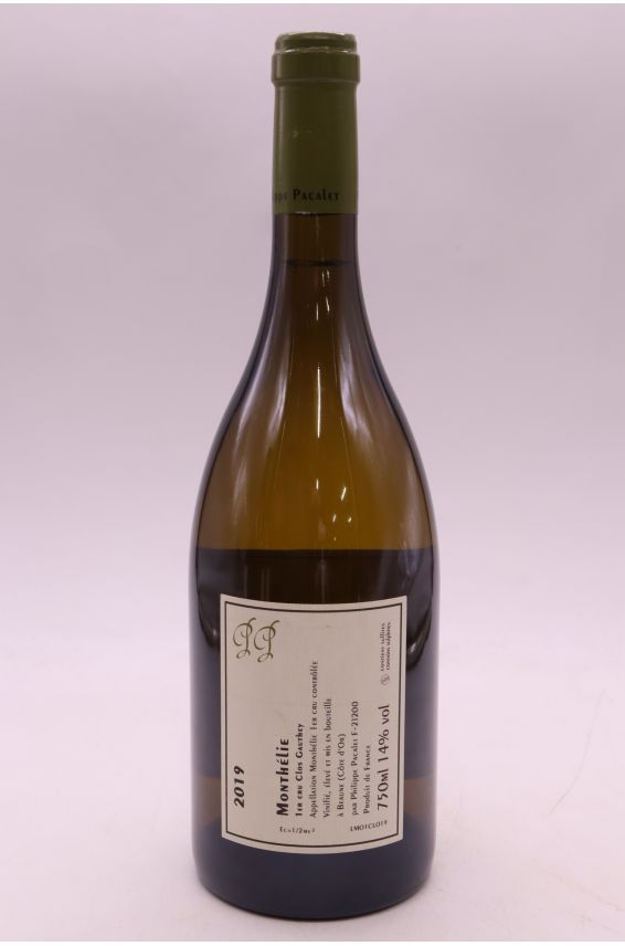 Philippe Pacalet Monthélie 1er cru Clos Gauthey 2019 blanco