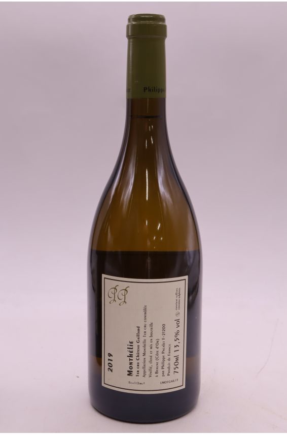 Philippe Pacalet Monthélie 1er cru Château Gaillard 2019 blanco