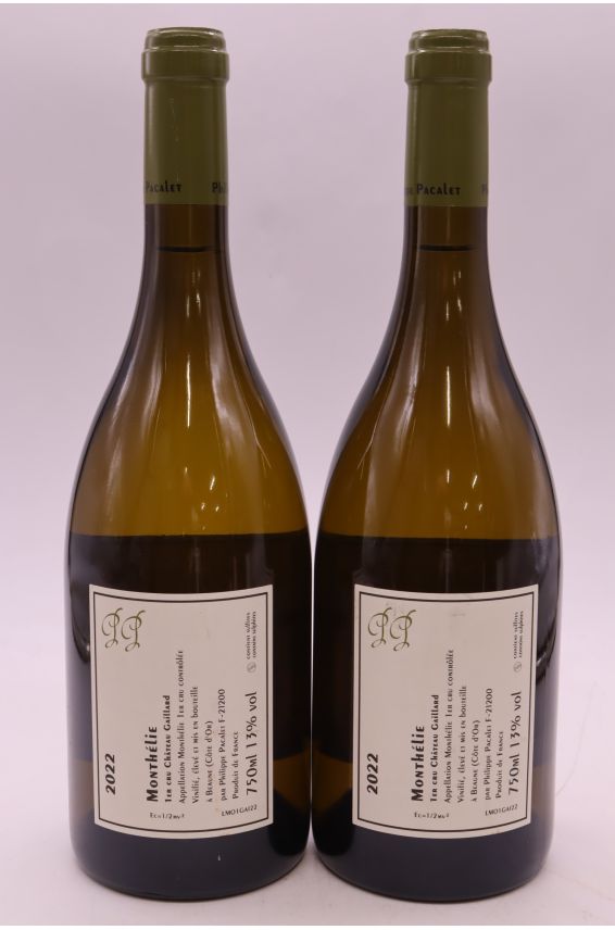 Philippe Pacalet Monthélie 1er cru Château Gaillard 2022 blanco