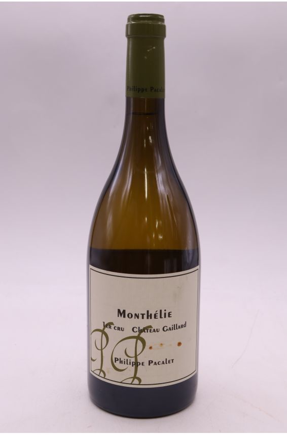 Philippe Pacalet Monthélie 1er cru Château Gaillard 2019 blanco