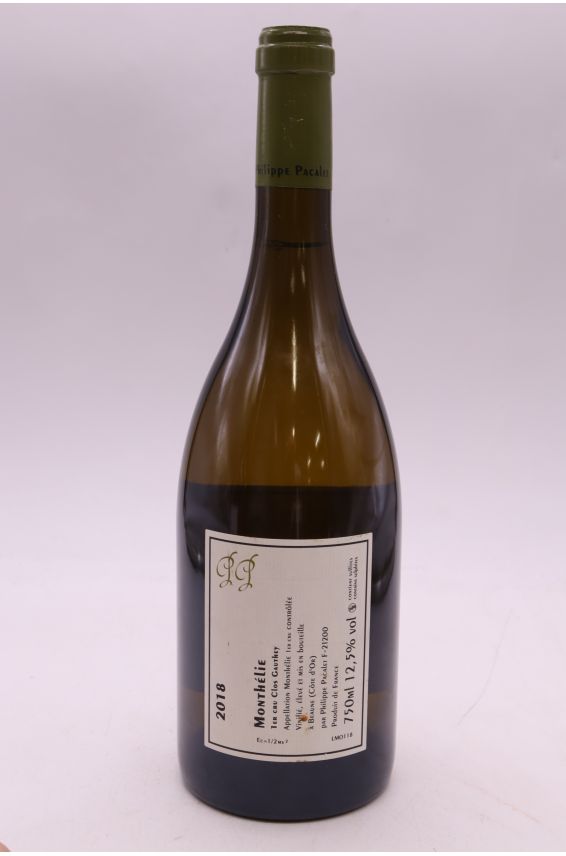 Philippe Pacalet Monthélie 1er cru Clos Gauthey 2018 white