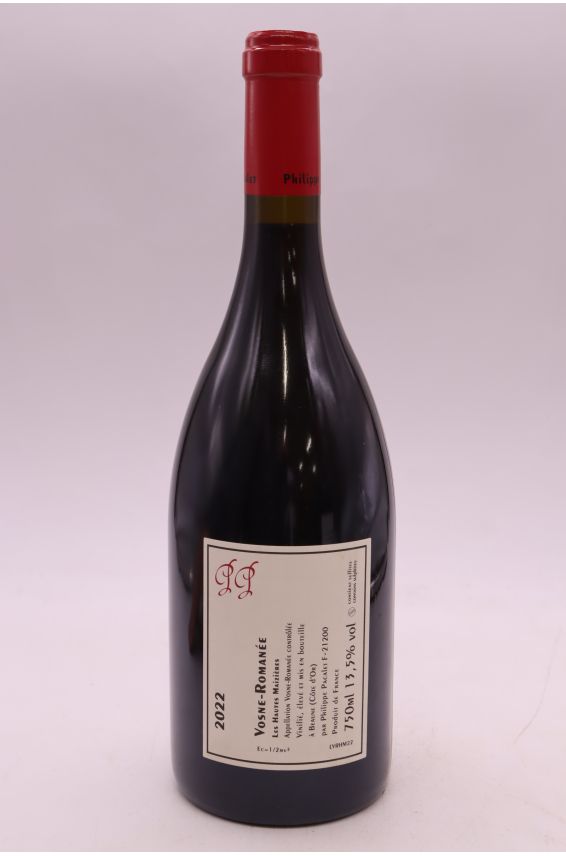 Philippe Pacalet Vosne Romanée 1er cru Les Hautes Maizières 2022