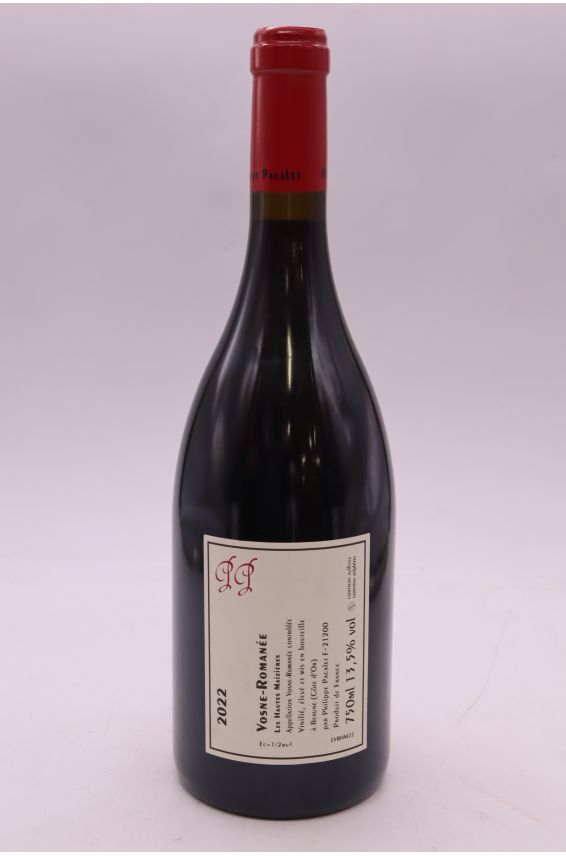Philippe Pacalet Vosne Romanée 1er cru Les Hautes Maizières 2022