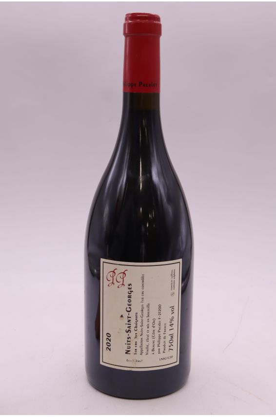 Philippe Pacalet Nuits Saint Georges 1er cru Aux Chaignots 2020
