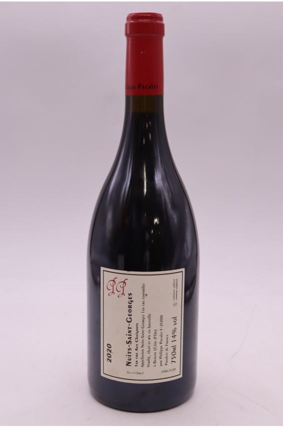 Philippe Pacalet Nuits Saint Georges 1er cru Aux Chaignots 2020