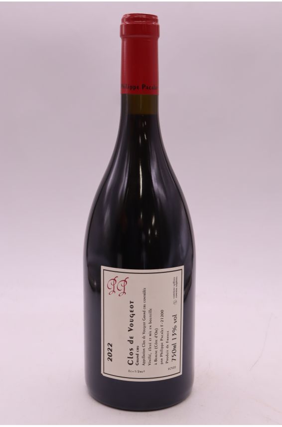 Philippe Pacalet Clos Vougeot 2022