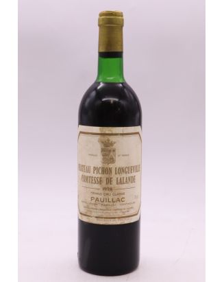 Pichon Longueville Comtesse de Lalande 1978 - PROMO -5% !