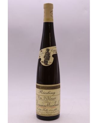 Weinbach Alsace Riesling Cuvée Sainte Catherine Clos des Capucins 1999