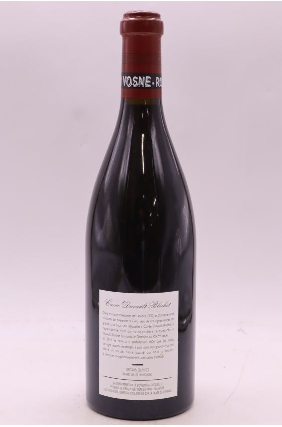 Romanée Conti Vosne Romanée 1er cru Duvault Blochet 2011