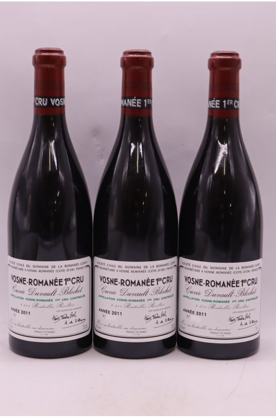 Romanée Conti Vosne Romanée 1er cru Duvault Blochet 2011