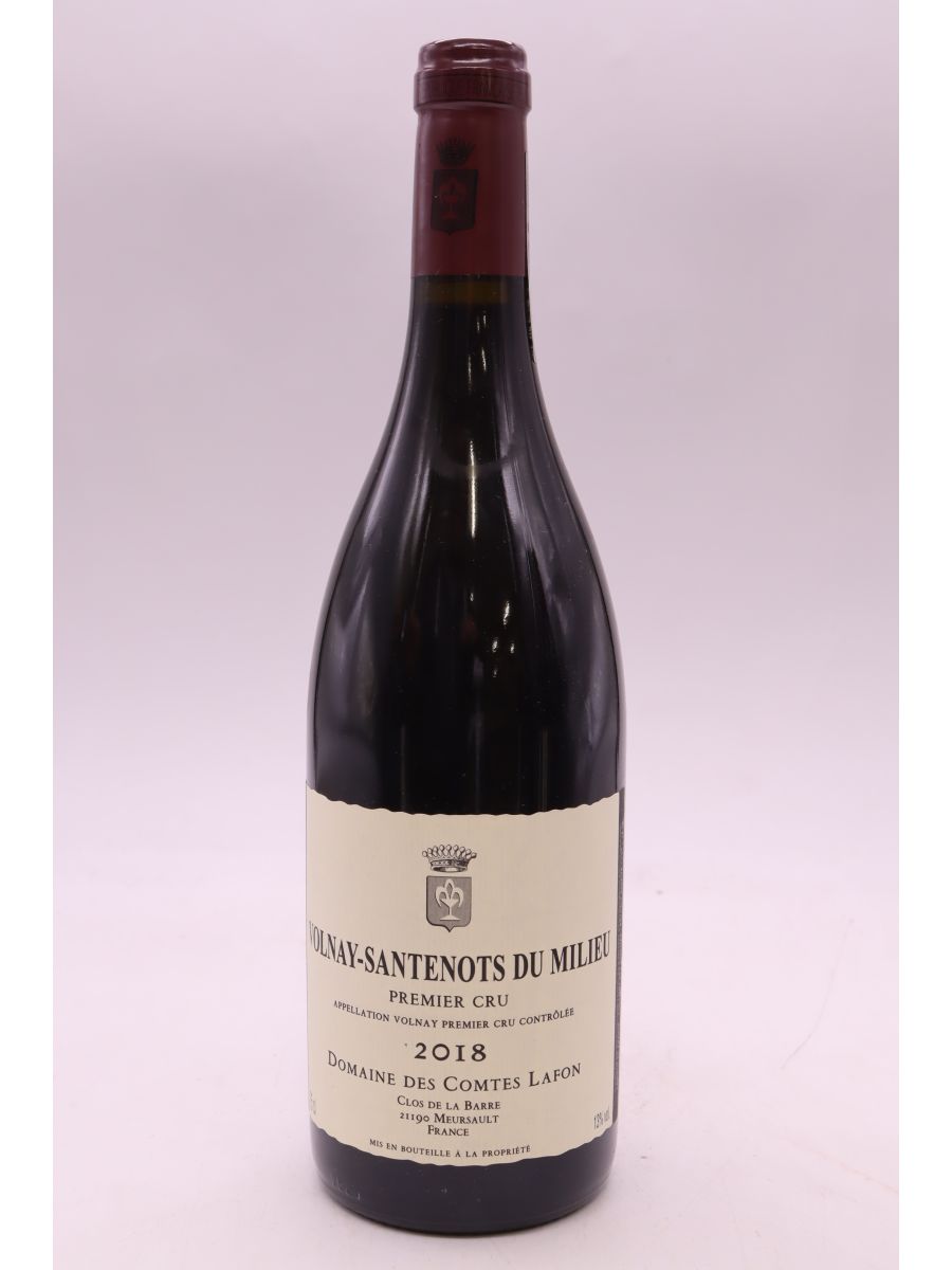vue du vin Comtes Lafon Volnay 1er Cru Santenots du Milieu 2018