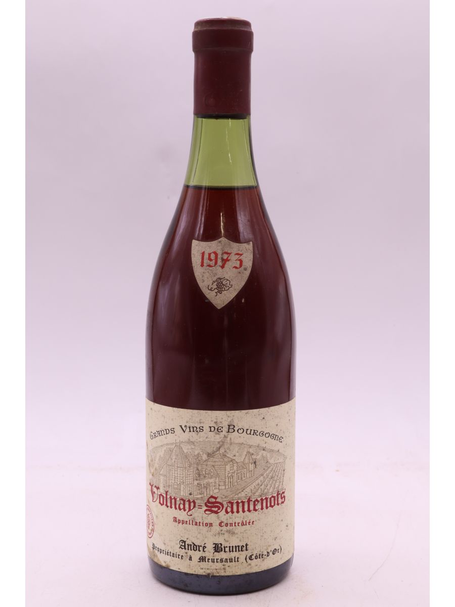 photo du vin Brunet Volnay 1er Cru Santenots 1973