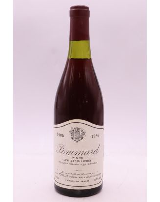 Henri Boillot Pommard 1er cru les Jarollières 1986
