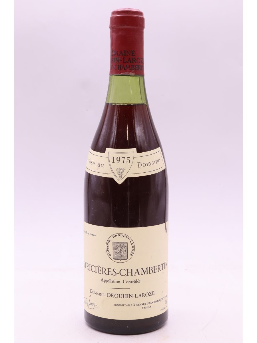 image du vin Drouhin Laroze Latricères Chambertin 1975