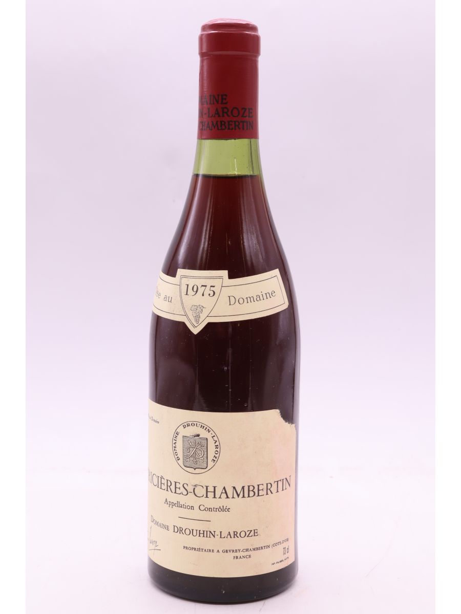 image du vin Drouhin Laroze Latricères Chambertin 1975