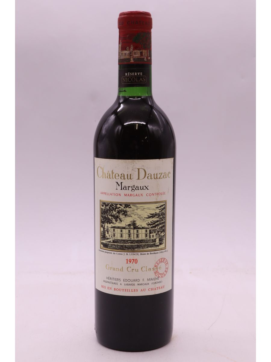 photo du vin Dauzac 1970