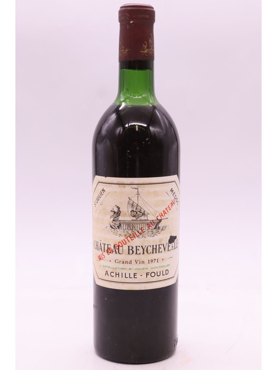 photos du vin Beychevelle 1971