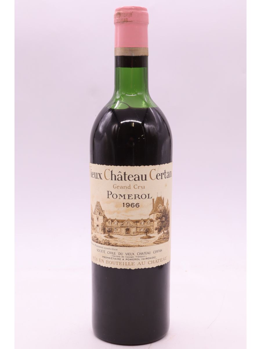 photo du vin Vieux Château Certan 1966