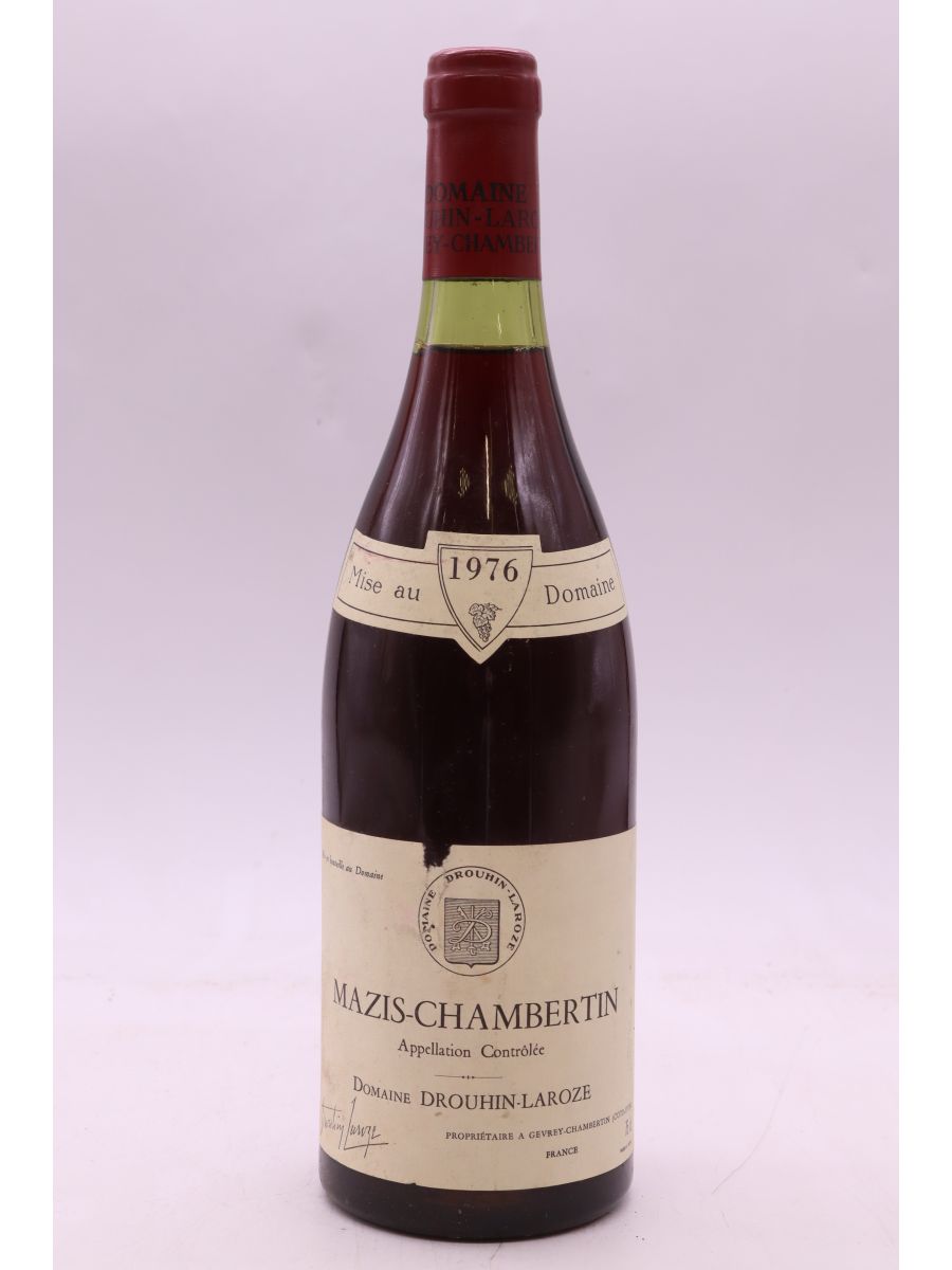 photo du vin Drouhin Laroze Mazis Chambertin 1976