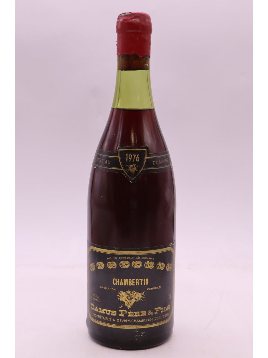 capture du vin Camus Chambertin 1976