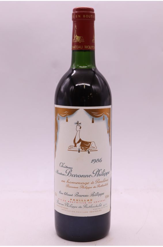 Mouton Baronne Philippe 1986