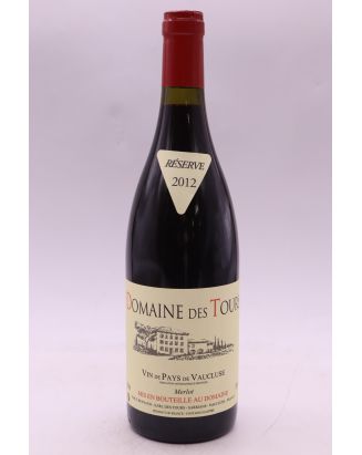 Domaine des Tours Merlot 2012