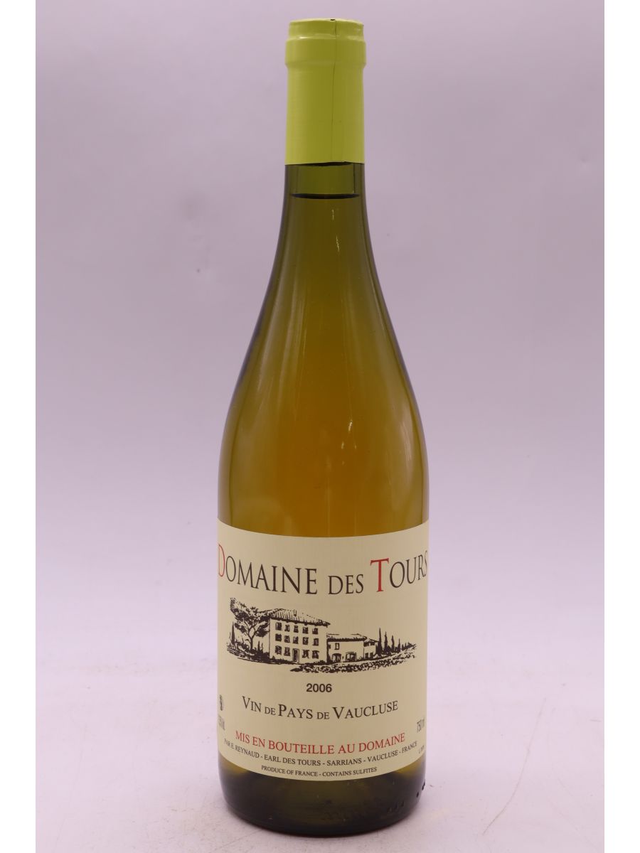 image du vin Domaine des Tours 2006 Blanc