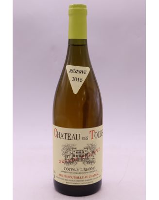 Château des Tours Côtes du Rhône 2016 blanc