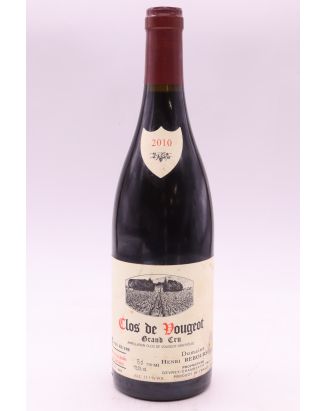 Henri Rebourseau Clos Vougeot 2010