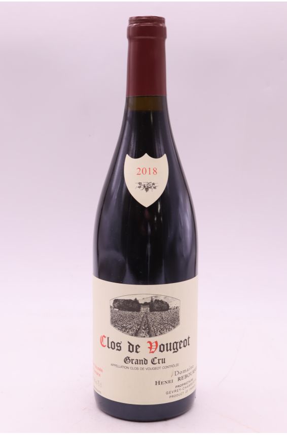 Henri Rebourseau Clos Vougeot 2018