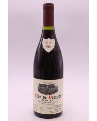 Henri Rebourseau Clos Vougeot 2005