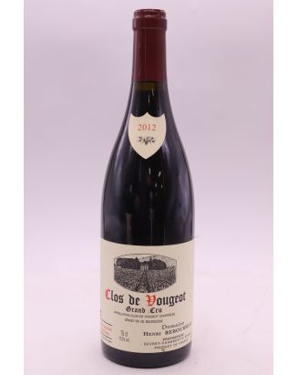 Henri Rebourseau Clos Vougeot 2012