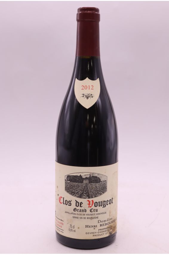 Henri Rebourseau Clos Vougeot 2012
