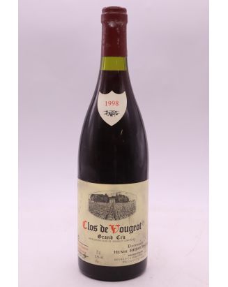Henri Rebourseau Clos Vougeot 1998
