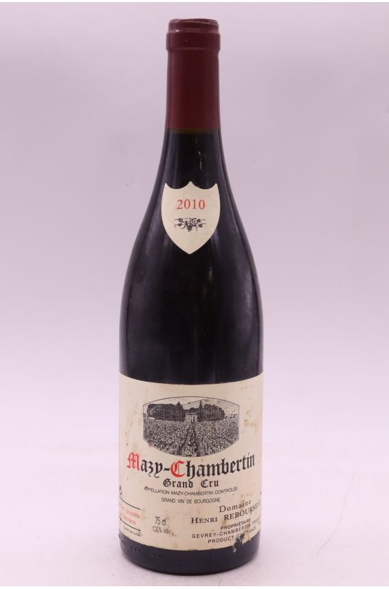 Henri Rebourseau Mazis Chambertin 2010 - PROMO -5% !