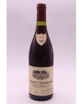 Henri Rebourseau Gevrey Chambertin 1er cru Fonteny 1990