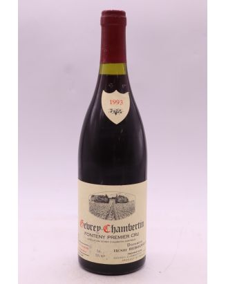 Henri Rebourseau Gevrey Chambertin 1er cru Fonteny 1993