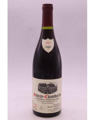 Henri Rebourseau Gevrey Chambertin 1er cru Fonteny 2005