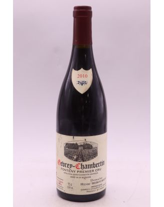 Henri Rebourseau Gevrey Chambertin 1er cru Fonteny 2010 - PROMO -5% !