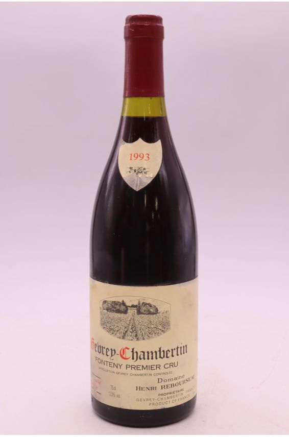 Henri Rebourseau Gevrey Chambertin 1er cru Fonteny 1993