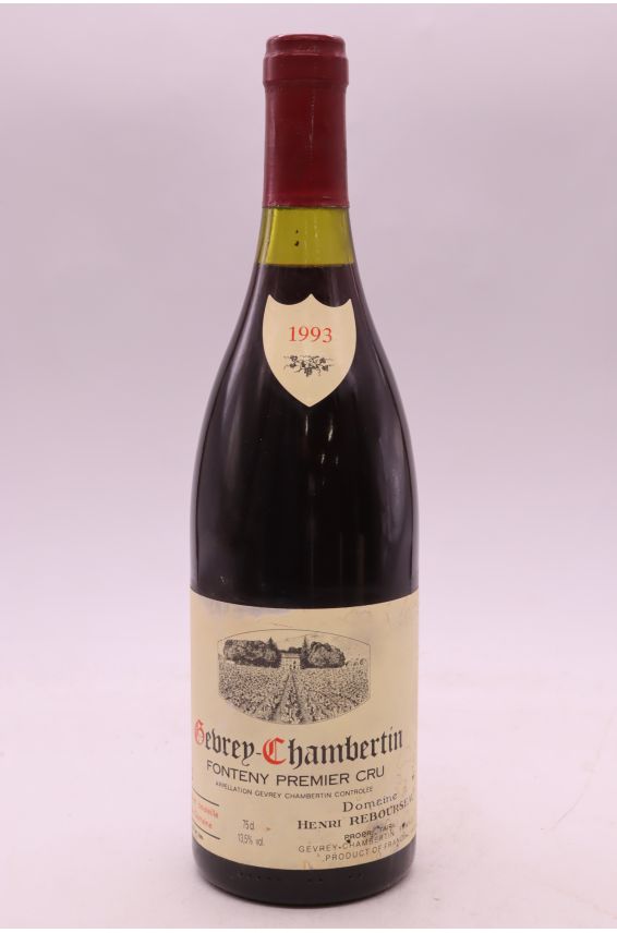 Henri Rebourseau Gevrey Chambertin 1er cru Fonteny 1993