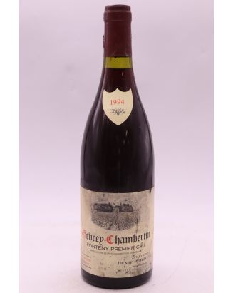 Henri Rebourseau Gevrey Chambertin 1er cru Fonteny 1994
